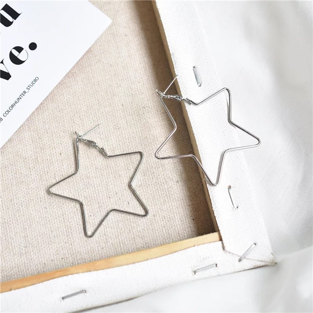 star shaped earrings